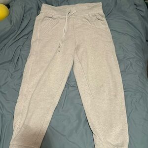 White sweat pants size small